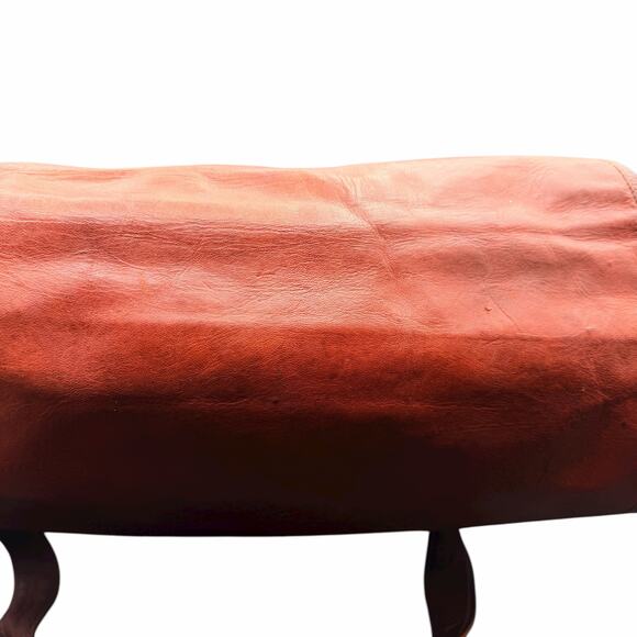 Handmade Brown Leather Messenger Bag Laptop Crossbody Satchel - Picture 3 of 16